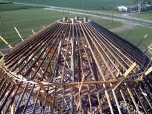 Round barn framing